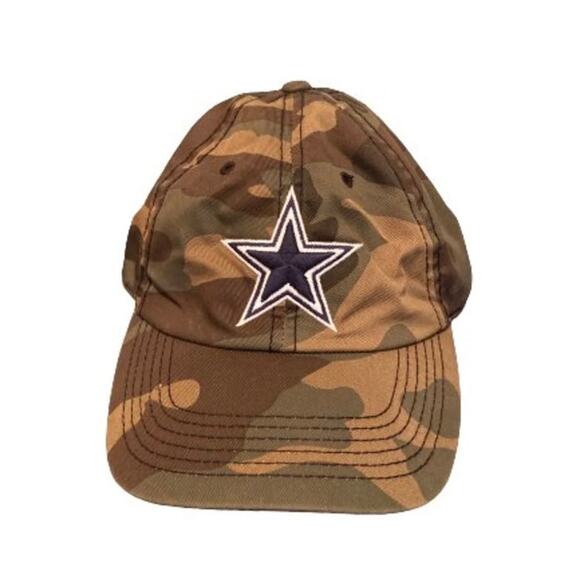 Dallas Cowboys Authentic Camouflage Star Logo Adjustable Baseball Hat - Picture 1 of 6